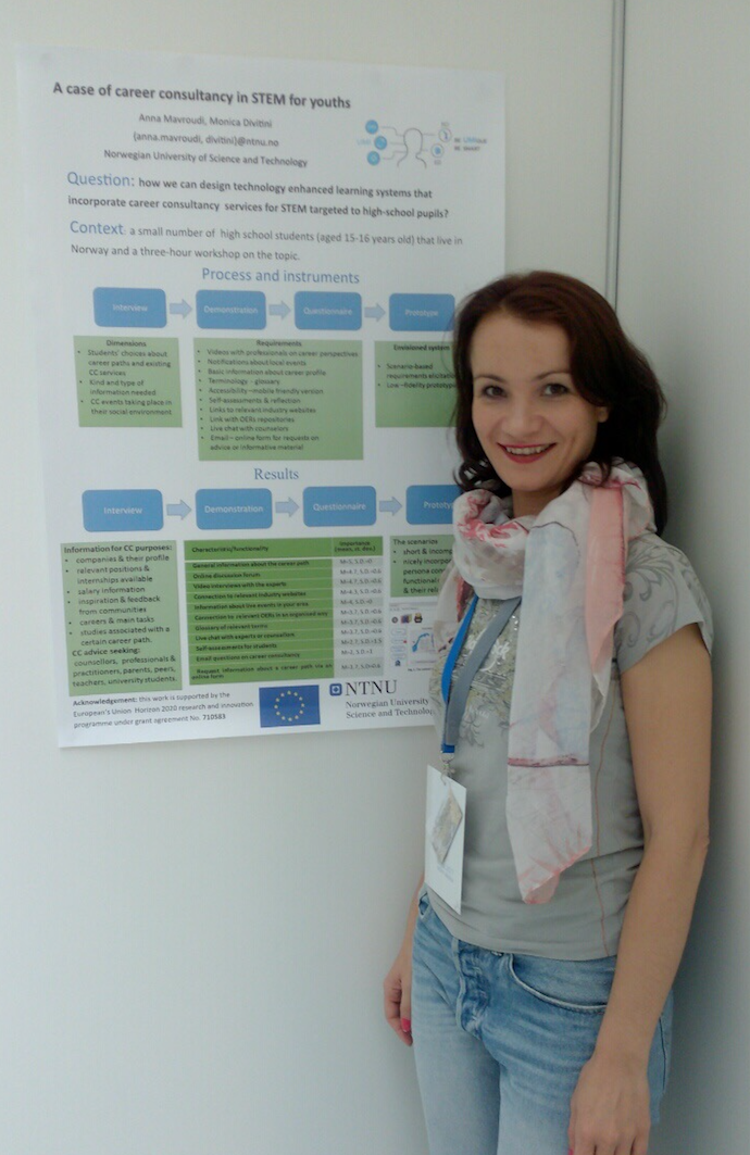 Anna Mavroudi attending ECTEL conference in Tallin